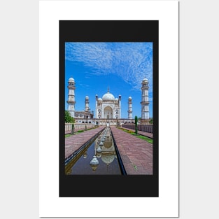 Bibi ka Maqbara from canal. Posters and Art